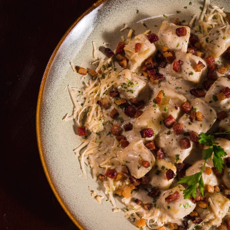 Gnocchi ao Molho Alfredo