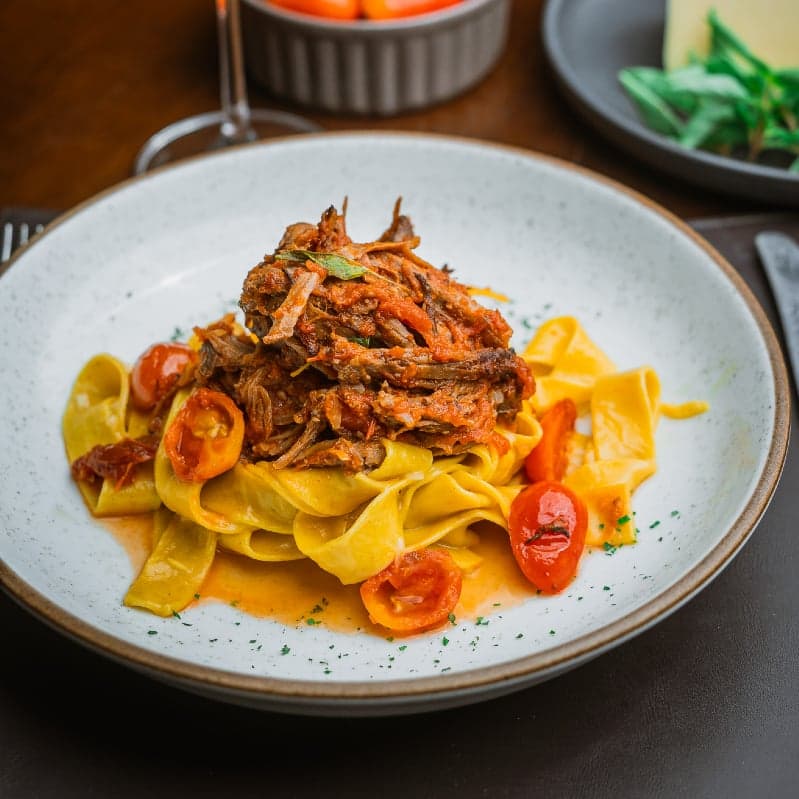 Parpadelle com Ragu de Cupim
